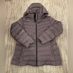 32 Degrees Women's Hooded Puffer Jacket - Plum